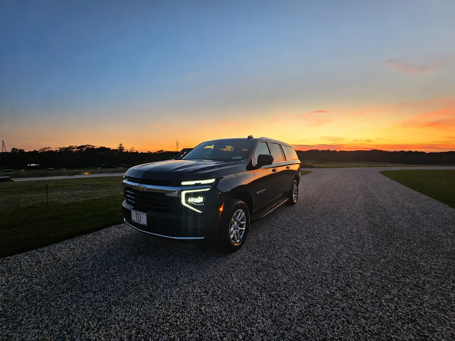 The East End Lux black Chevrolet Suburban