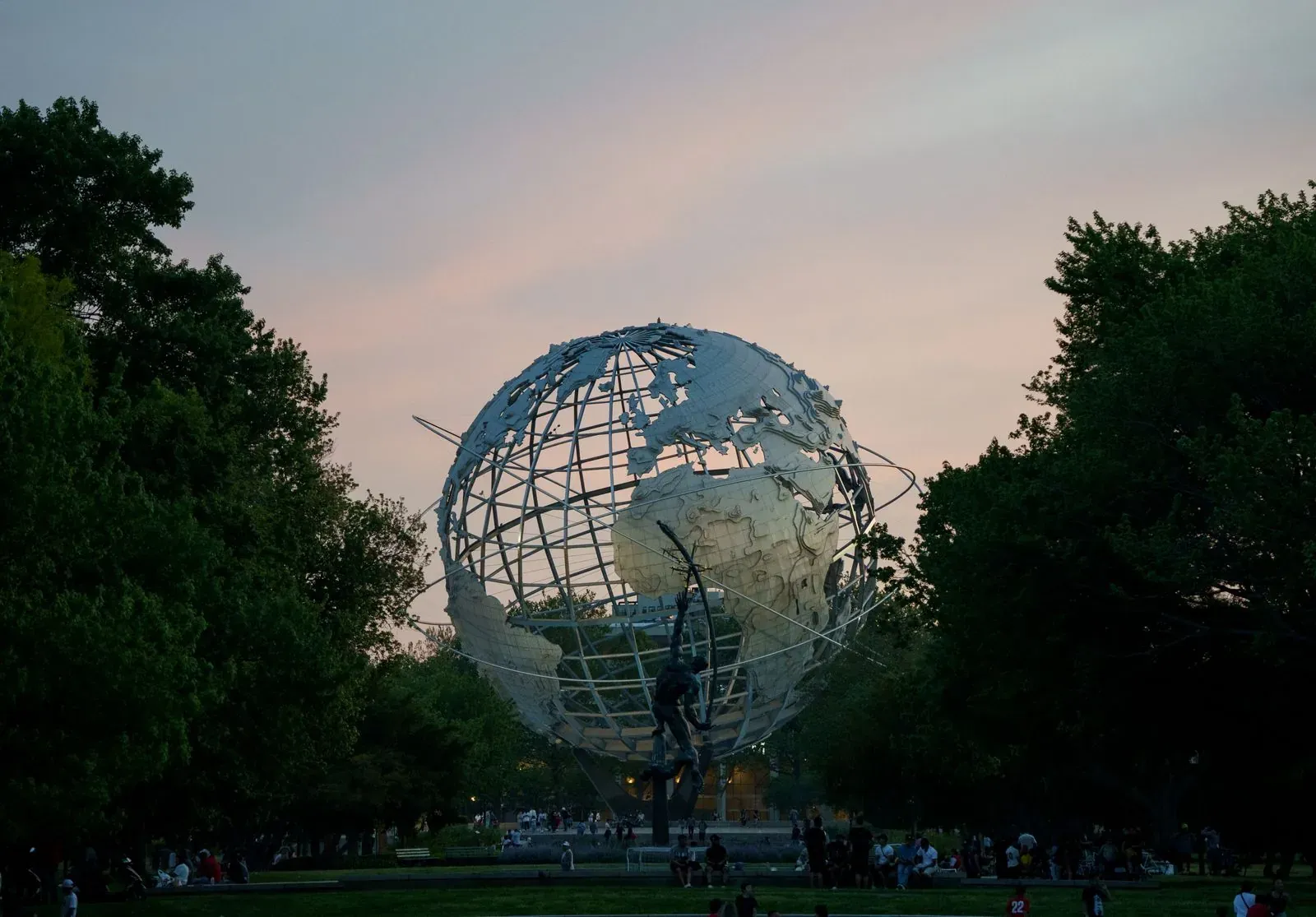 The Unisphere in Flushing Meadows Corona Park